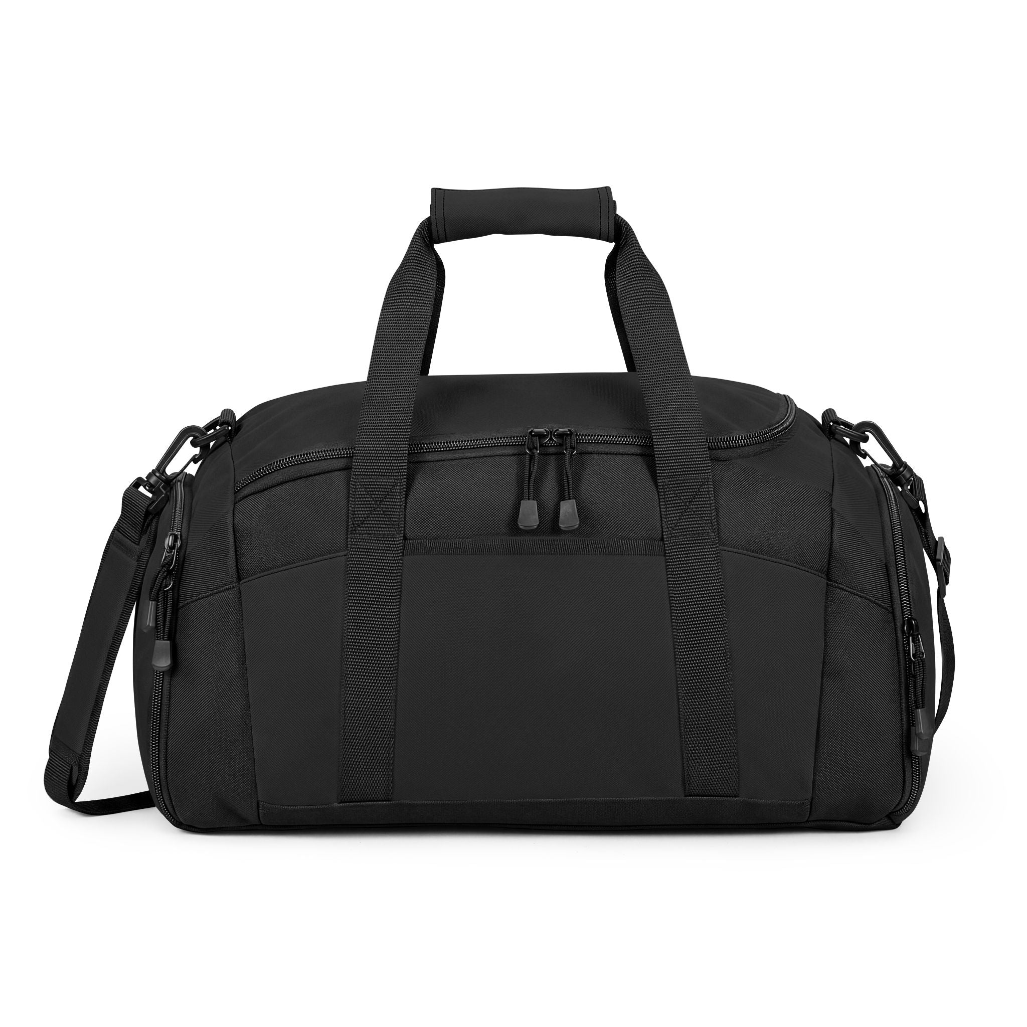IVNX Black Duffle Gym Bag — Durable Travel & Workout Sports Bag